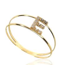 Anel de ouro 18k Inicial Com Pedras - Elegancy Joias Anel de ouro 18k Inicial Com Pedras - Elegancy Joias