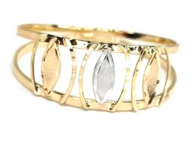 Anel de ouro 18k Navetes - Elegancy Joias