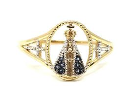 Anel de ouro 18k Nossa Senhora Aparecida Anel de ouro 18k Nossa Senhora Aparecida