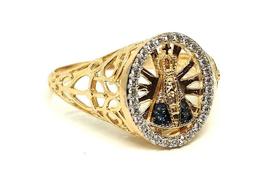 Anel de ouro 18k Nossa Senhora Aparecida