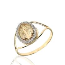 Anel de ouro 18k Religioso com Pedras . - Elegancy Joias Anel de ouro 18k Religioso com Pedras . - Elegancy Joias