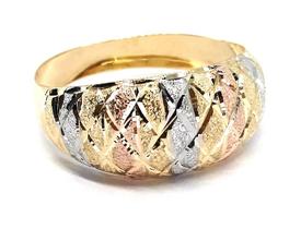 Anel de ouro 18k Tricolor Anel de ouro 18k Tricolor