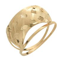 Anel de Ouro Amarelo 18k Piazza