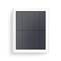 Anel de painel solar de 2ª geração 4W para câmera externa branca