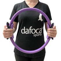 Anel de Pilates Tonificador Flexível 38cm Lilás Liftness Dafoca Sports