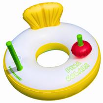 Anel de piscina inflável Swimline Pina Colada com porta-copos Anel de piscina inflável Swimline Pina Colada com porta-copos