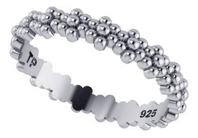 Anel De Prata 925 Flor Margaridas - Feminino