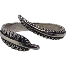 Anel De Prata 925 Folha Envelhecida Estilo Indiano Regulável Anel De Prata 925 Folha Envelhecida Estilo Indiano Regulável