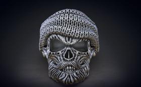 Anel de Prata Caveira - Skull Bro - Em Prata 925 - Celtic Joias Masculinas