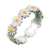 Anel De Prata Com Flor Para Mulheres, Design Exclusivo E Moderno, Presente Para Festa, Frete Grátis