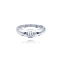 Anel de Prata com Zircônia cravejada mod 102144 Anel de Prata com Zircônia cravejada mod 102144