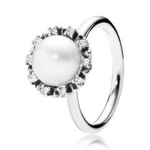 Anel de Prata em Pérola