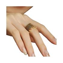 Anel de prata esterlina 925 para mulheres, meninas, borlas, folha, joias de abertura retrô