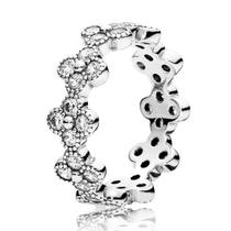 Anel de Prata Flor Oriental