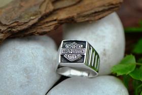 Anel de Prata Harley Davidson