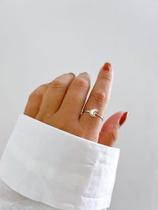 Anel de prata lua pequena