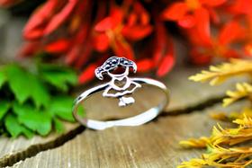 Anel de Prata Menina com Marcassita Anel de Prata Menina com Marcassita