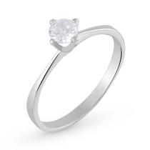 Anel de Prata Solitário Life Love