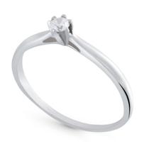 Anel de Prata Solitário Luminous