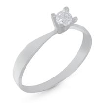 Anel de Prata Solitário Shine