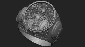 Anel de Prata - Spartan Guerreiro - Em Prata 925 maciça - Celtic Joias Masculinas Anel de Prata - Spartan Guerreiro - Em Prata 925 maciça - Celtic Joias Masculinas