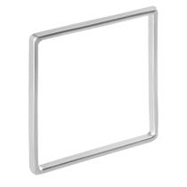 Anel de Prata Style Quadrado Coleção Link Anel de Prata Style Quadrado Coleção Link