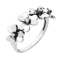 Anel de Prata Trevo Shine