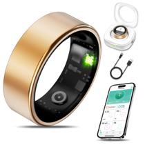 Anel de saúde inteligente Milavan Fitness Tracker Heart Rate Gold 8