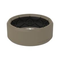 Anel de silicone Groove Life Zeus Edge Flat Earth para homens