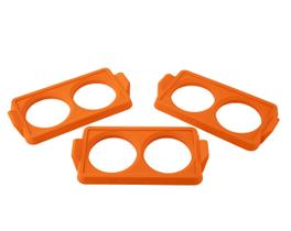 Anel de silicone para ovos e omeletes Blackstone 5600 Orange (conjunto de 3) Anel de silicone para ovos e omeletes Blackstone 5600 Orange (conjunto de 3)