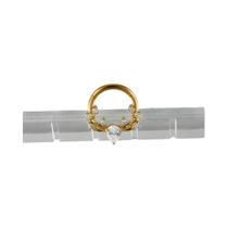 Anel De Titânio 16G Para Septo Com Zircônia, Brincos Para Daith E Hélice, Joia Para Piercing De