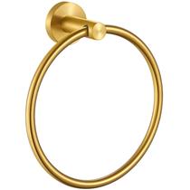 Anel de toalha APluSee Brushed Gold SUS 304 em aço inoxidável Anel de toalha APluSee Brushed Gold SUS 304 em aço inoxidável