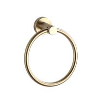 Anel de toalha BGL Brushed Gold em aço inoxidável 304 para montagem em parede