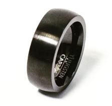 Anel de Tungstênio Preto Anel de Tungstênio Preto