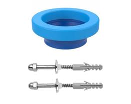 Anel De Vedação Bacia Vaso Sanitário Com Guia E 2 Parafusos - BLUKIT