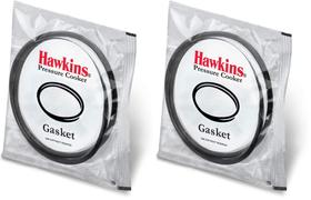 Anel de Vedação de Junta Hawkins A10-09 para Panelas de Pressão, 2 a 4 Litros, Preto (Pacote com 2) Anel de Vedação de Junta Hawkins A10-09 para Panelas de Pressão, 2 a 4 Litros, Preto (Pacote com 2)