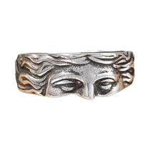 Anel de Vênus Vintage Ajustável - Ouro - Meia Face - Para Homens e Mulheres
