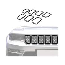 Anel Decorativo Para Grade Frontal Do Jeep Compass 2021-2025, Acessórios Exteriores