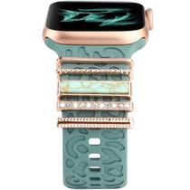 Anel decorativo para pulseiras de silicone Apple Watch 38-49 mm
