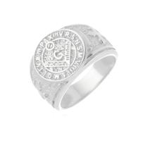 Anel Dedeira Maçonaria Prata 925 Kl