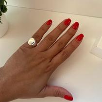 Anel Dedinho Clean de Luxo Semijoia Feminina com Elegância Simonatto Joias