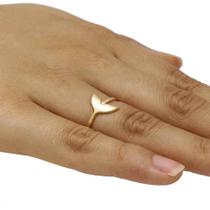 Anel Delicado com Cauda de Sereia Folheado em Ouro 18K Anel Delicado com Cauda de Sereia Folheado em Ouro 18K
