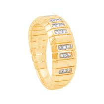 Anel Diamantes em Ouro 18K - AU13702