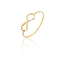 Anel Do Infinito 18k Laço Infinito A353