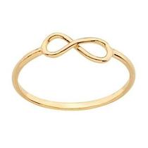 Anel do Infinito Ouro 18 Kilates Peso 1 Grama Garantia Eterna