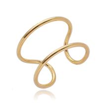 Anel Duplo Regulável Banhado a Ouro (SEMIJOIA) Anel Duplo Regulável Banhado a Ouro (SEMIJOIA)