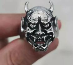 Anel em Aço Inox Hannya Mascara Anel em Aço Inox Hannya Mascara