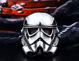Anel em Aço inox Stormtrooper-star Wars O filme - Magazine word jóias