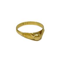 Anel Em Ouro 10k 416 Bolinha 4mm Infantil Anel Em Ouro 10k 416 Bolinha 4mm Infantil
