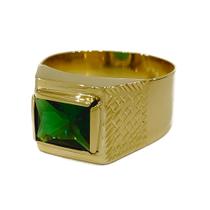 Anel Em Ouro 10k 416 Masculino Pedra Retangular Cores Anel Em Ouro 10k 416 Masculino Pedra Retangular Cores